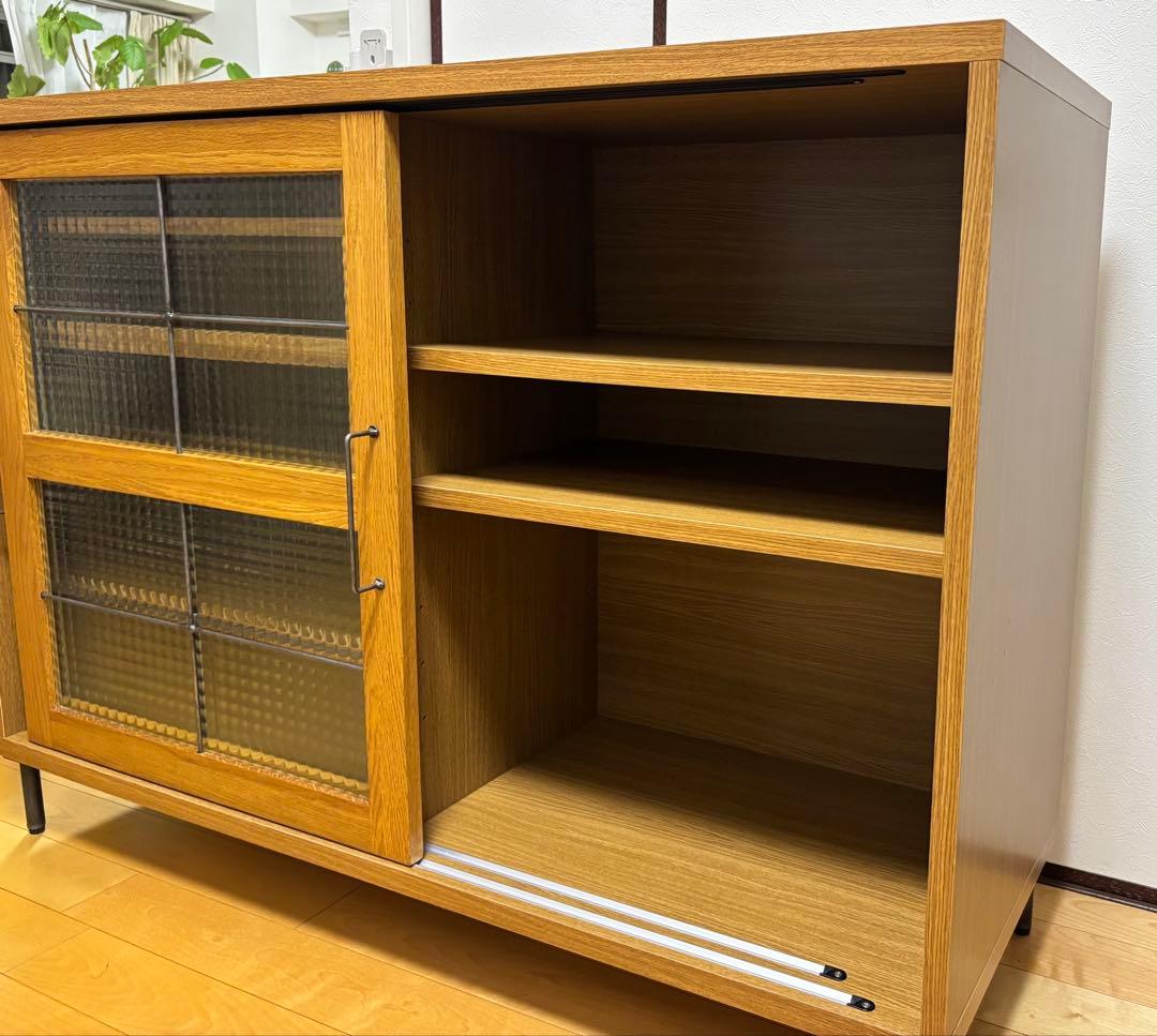 a.depeche (アデペシュ) カデル スライドガラスローボード1200