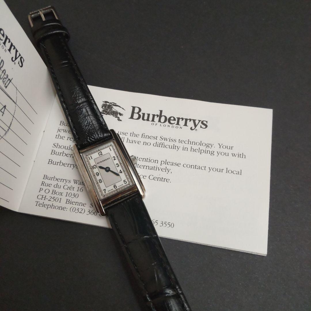 最終価格 BURBERRY バーバリー レディース腕時計 12100L スクエア