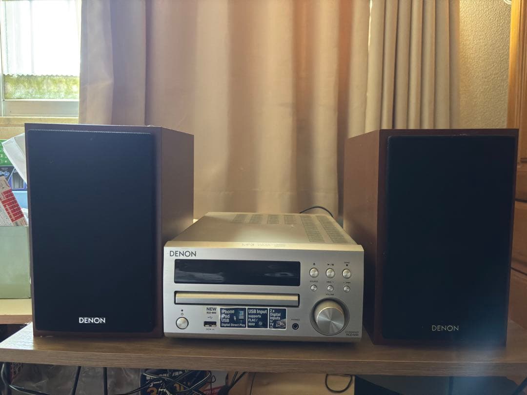 DENON MP3 WMA USB ミニコンポ