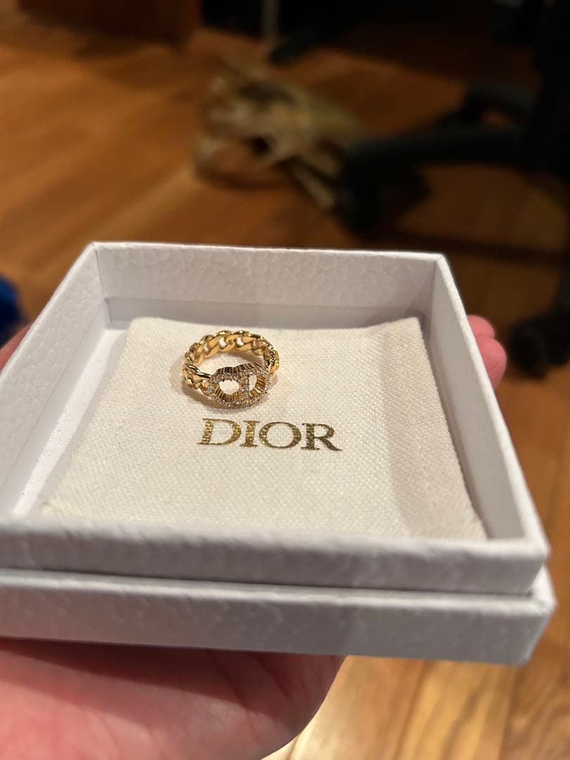 Dior ゴールド チェーンリング