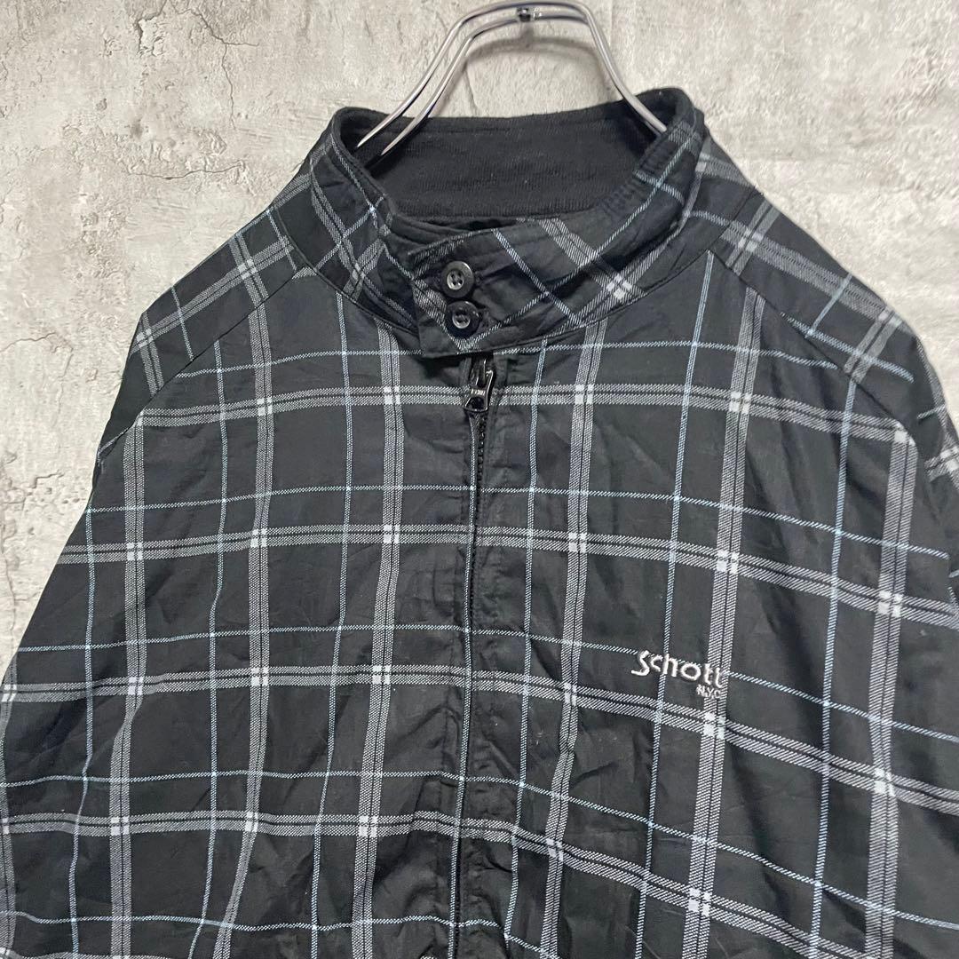 schott ショット　ARMY ブルゾン　古着　ビンテージ　ブラック　XL