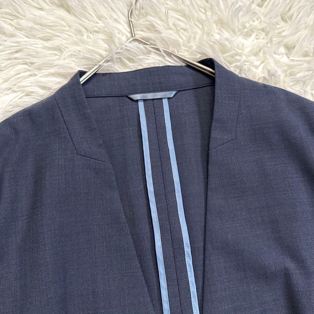 グリーンレーベルリラクシング　ライトカチリラ　ノーラペルジャケット　パンツ