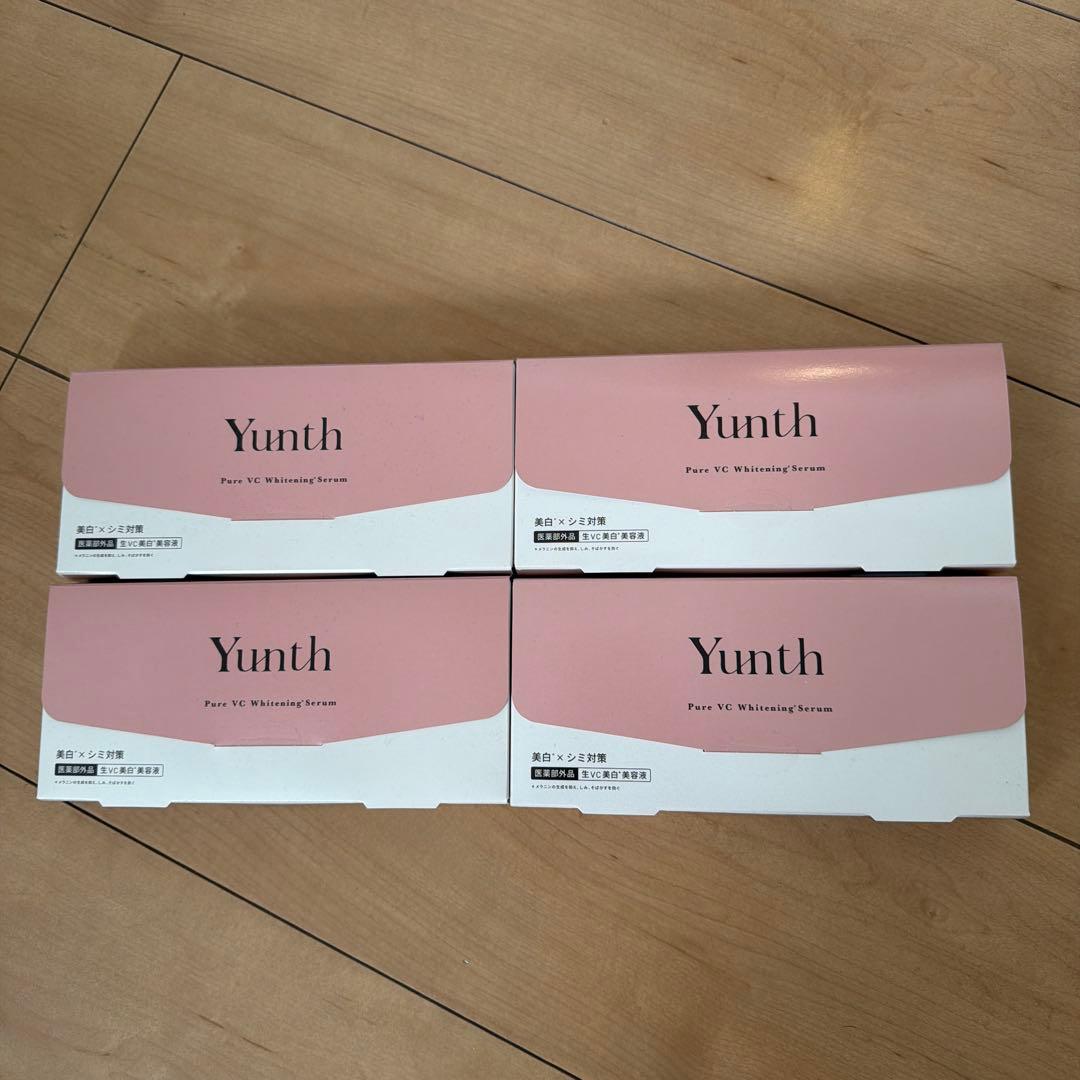 Yunth フェイスVCホワイトニングセラム 4箱セット