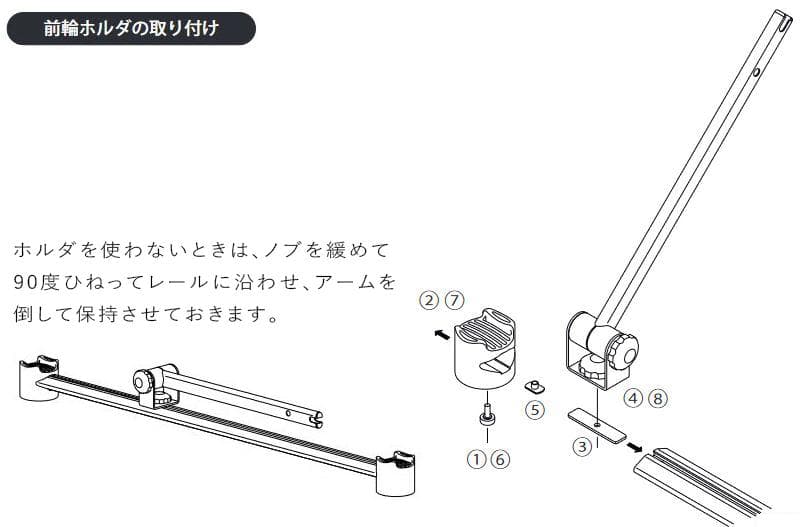 星*旅様 美品 ミノウラ VERGO-TA2-WH スルーアクスル用モデル