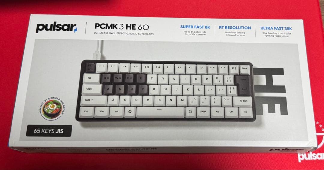 Pulsar Gaming Gears PCMK3HE60ゲーミング キーボード