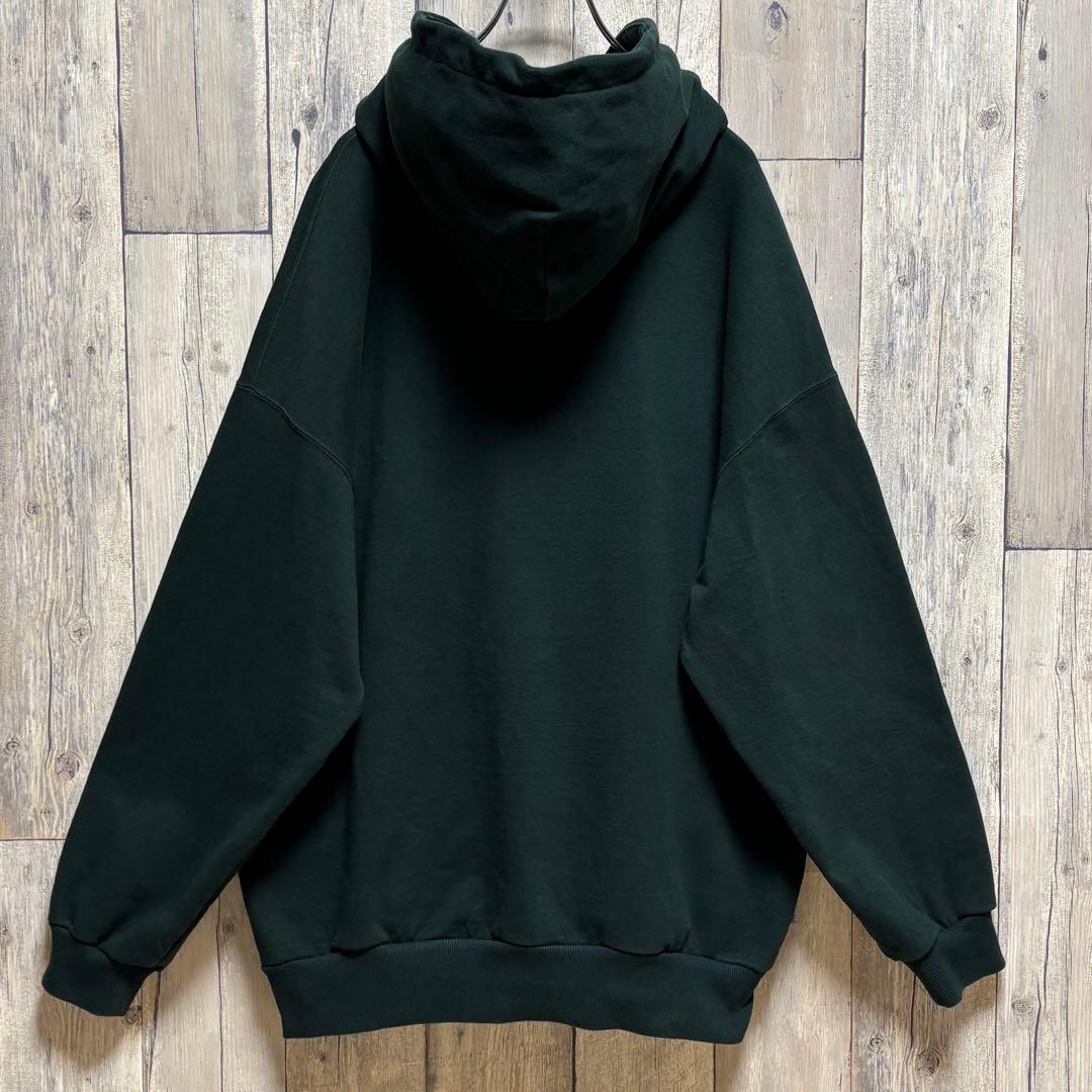 ケボズ Keboz パーカー　プルオーバー　刺繍　ビックロゴ　見本　XL