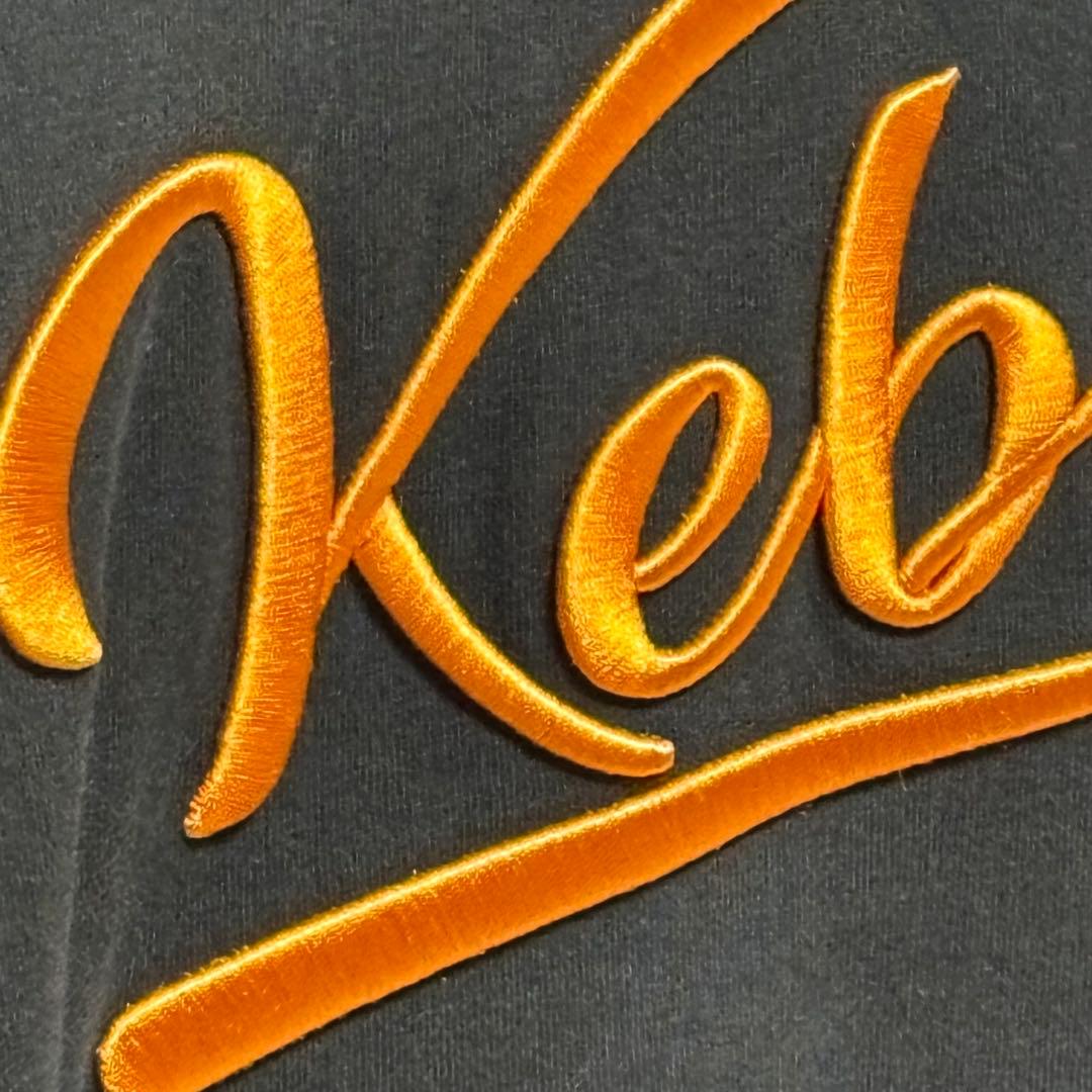 ケボズ Keboz パーカー　プルオーバー　刺繍　ビックロゴ　見本　XL