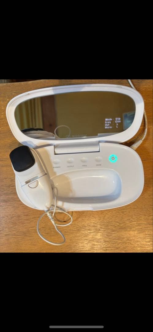 ホワイト美顔器 ミラー付き LEDインジケーター ひーさん専用