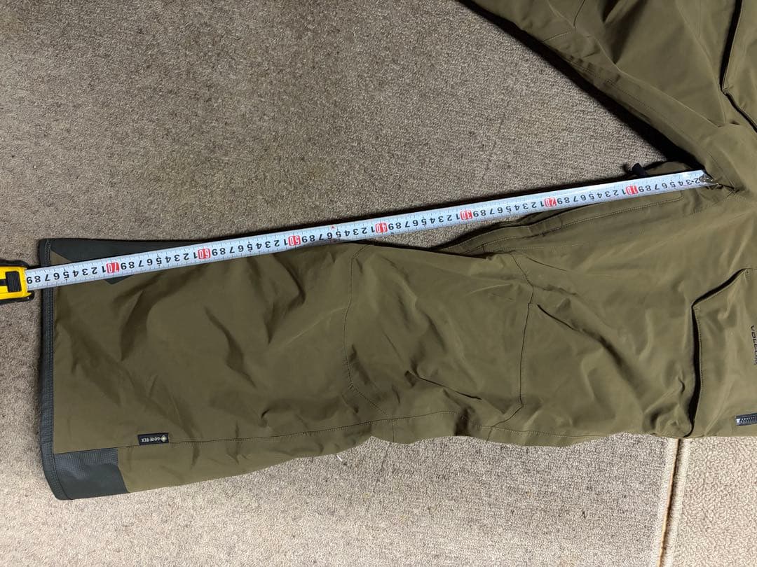 な*パ様 美品VOLCOM スノーボード ビブパンツ ゴアテックス