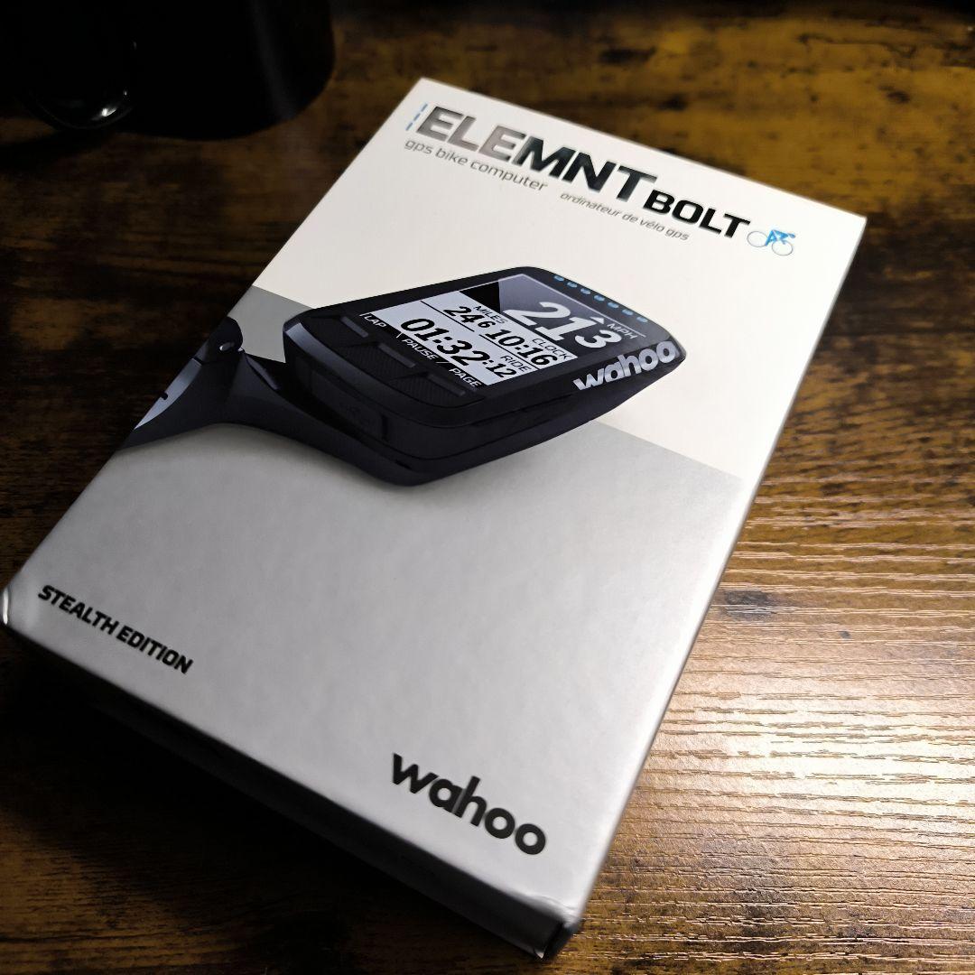 Wahoo ELEMNT BOLT サイクルコンピューター本体 カバー付き