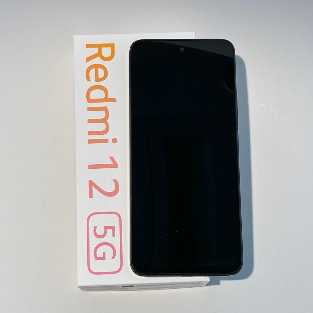 Redmi 12 5G 128GB ミッドナイトブラック 箱付