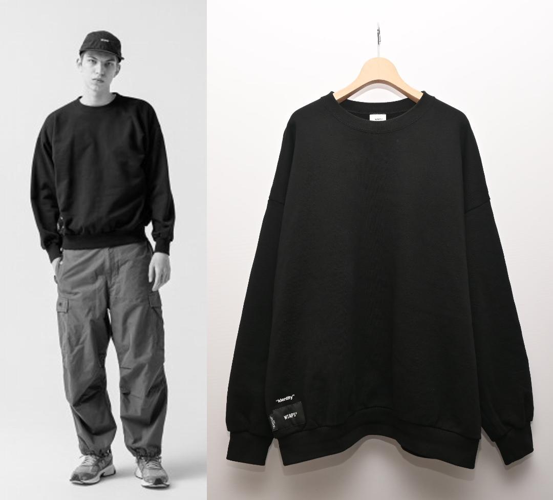 【25AW】WTAPS ダブルタップス IDENTITY スウェット 4 黒