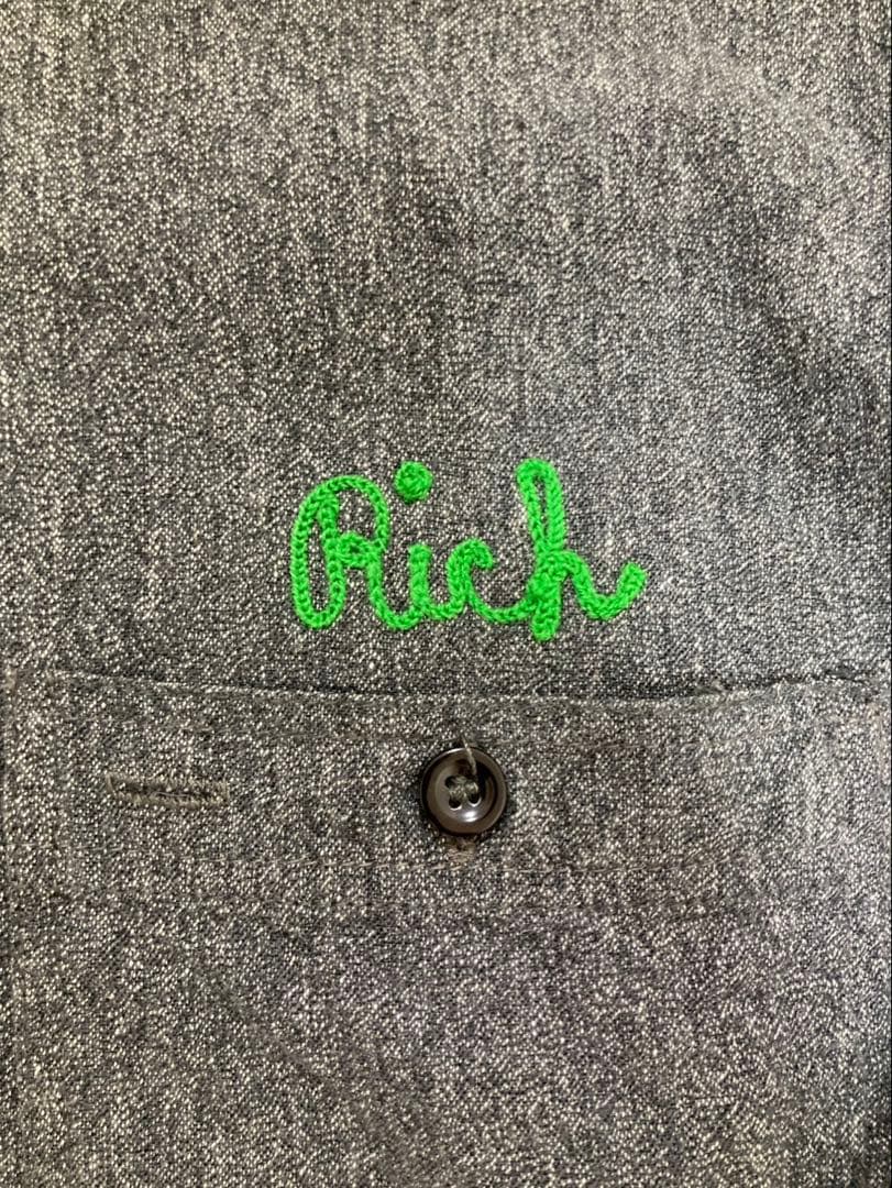 60s BIGMAC ブラックシャンブレーシャツ 黒シャン ヴィンテージ