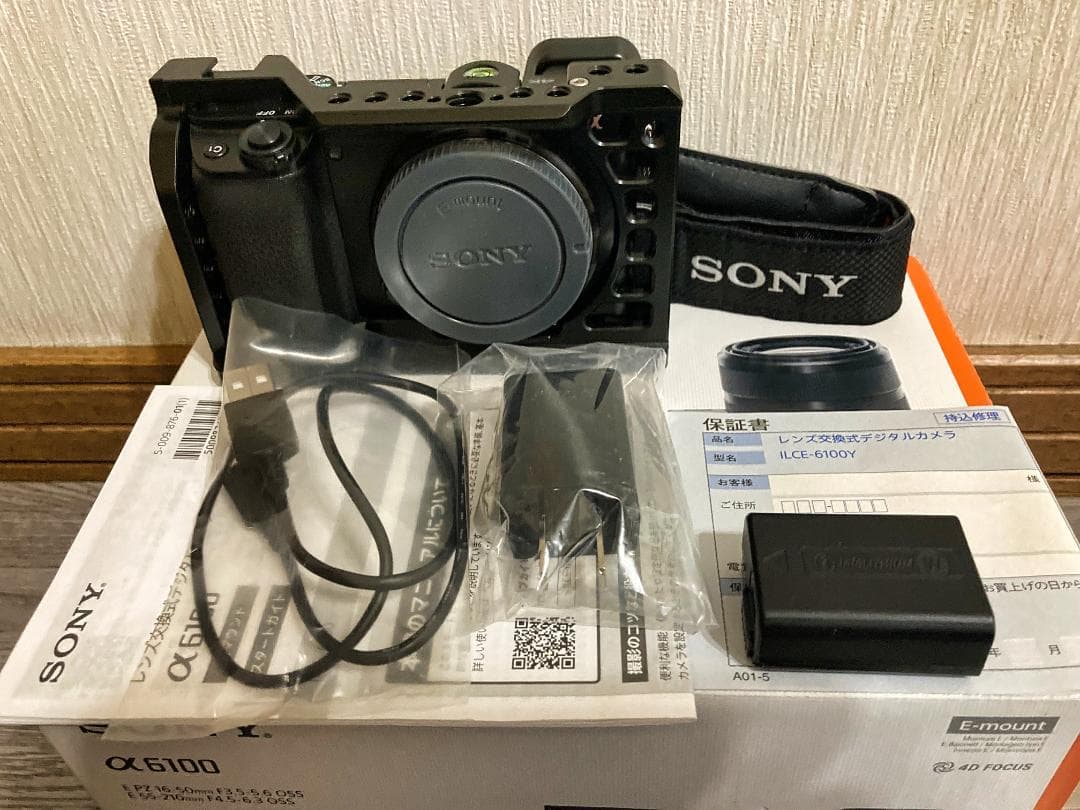 α6100(ショット数：649枚)＋ブラケット＋ＳＤカード64GB