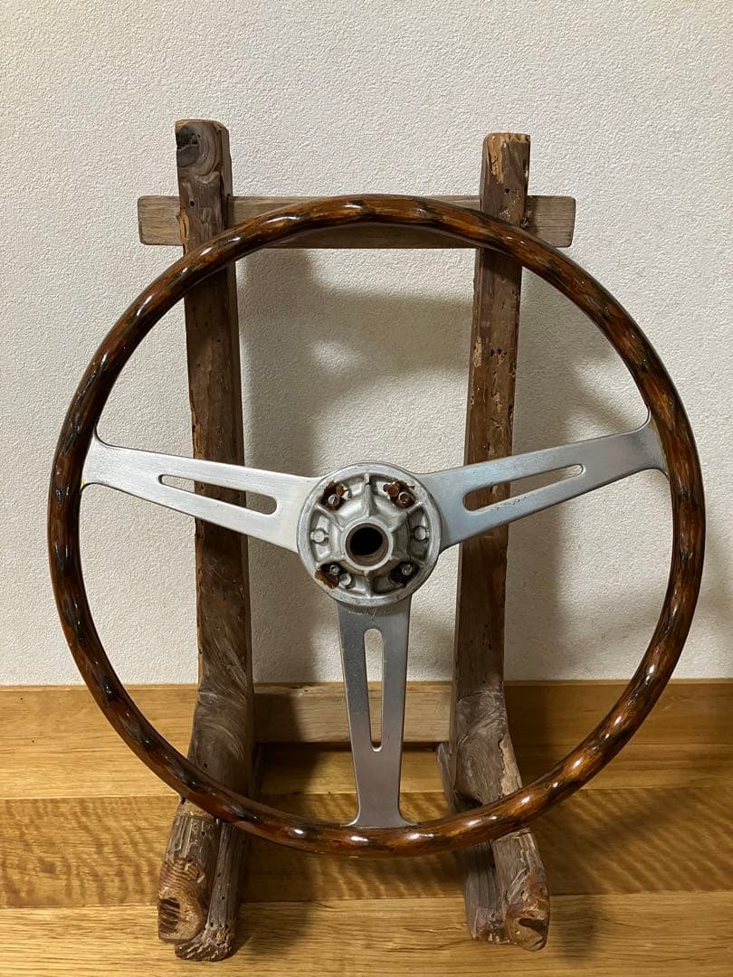 ホンダ 純正 ステアリング フタバヤラケット 木製