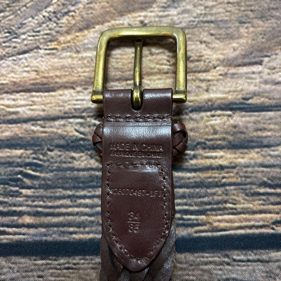 小物 RALPH LAUREN / leather mesh belt