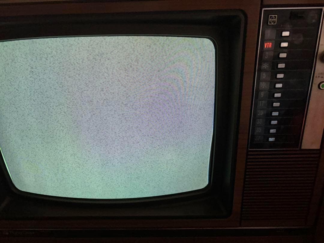 昭和レトロ ブラウン管 テレビ TH18-E56 national ナショナル