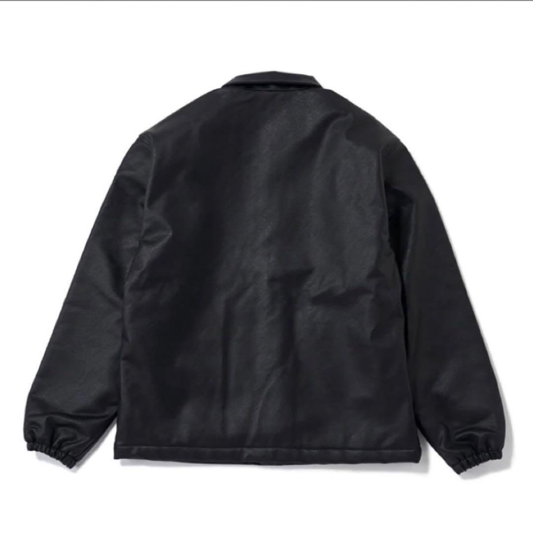 キムタク着 ROLLER FAKE LEATHER COACH JACKET