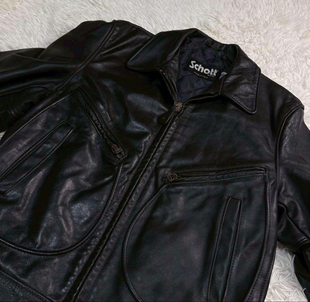Schott Dポケット637 レザージャケット