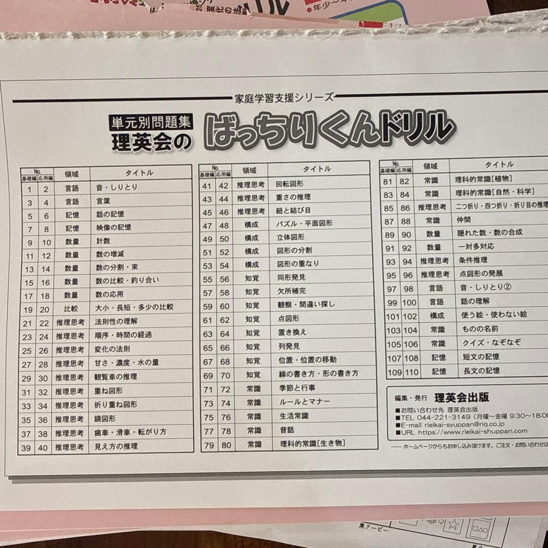 旧　ばっちりくんドリル 基礎編　不足分を合わせた全データ付き