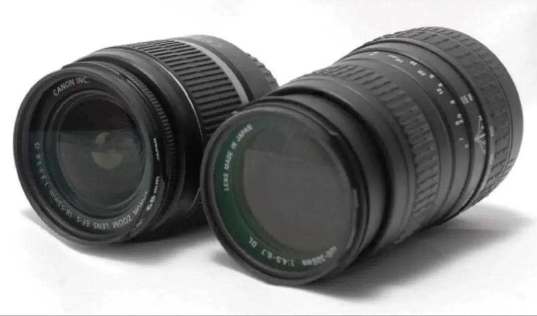 ❤️スマホ転送❤️初心者おすすめ❤️Canon Kiss x2 ダブルレンズ