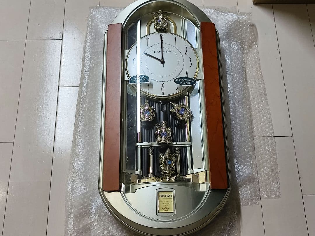 セイコー ルミナスアート からくり時計 メロディ レア 電波 動作確認済み