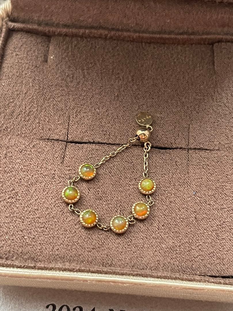 agete K10 ドリーミー ドリーミー チェーン リング