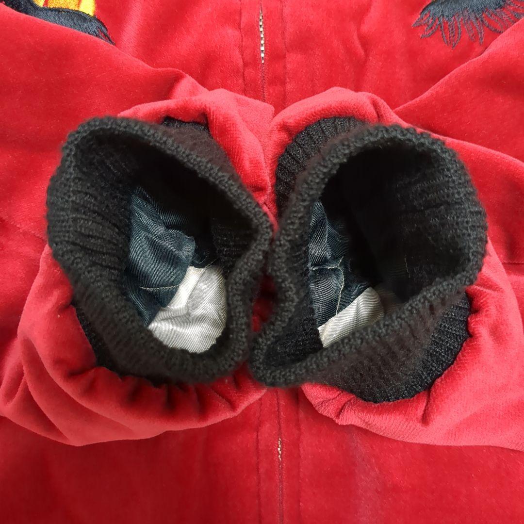 グ*ー様 テーラー東洋 別珍 スカジャン 黒虎×日本地図 L 渋谷龍太着用 TT