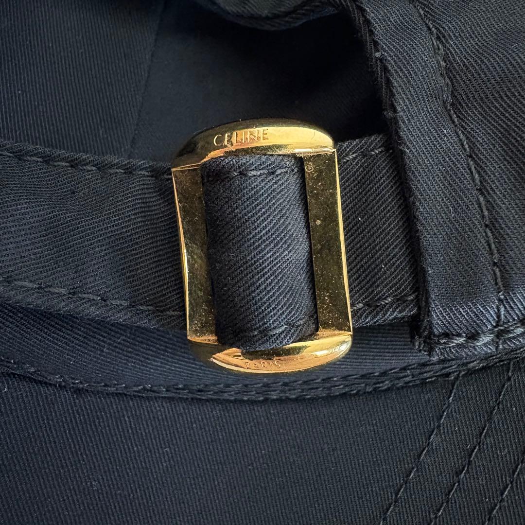 美品 CELINE セリーヌ トリオンフ キャップ 帽子 ベースボールキャップ