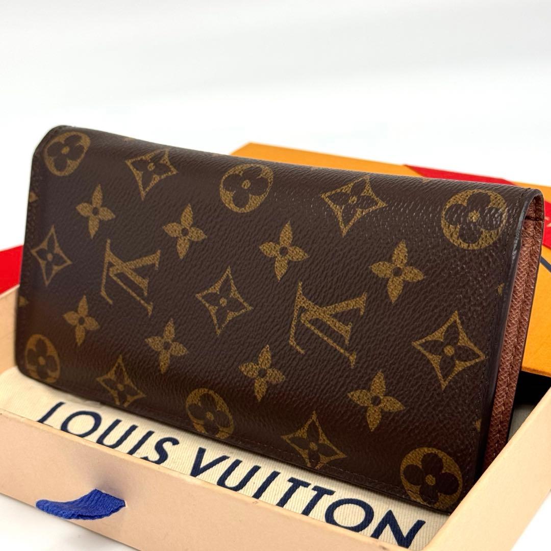 【新型・美品・箱・袋付き】ルイヴィトン　モノグラム　ブラザ　長財布　カード16枚