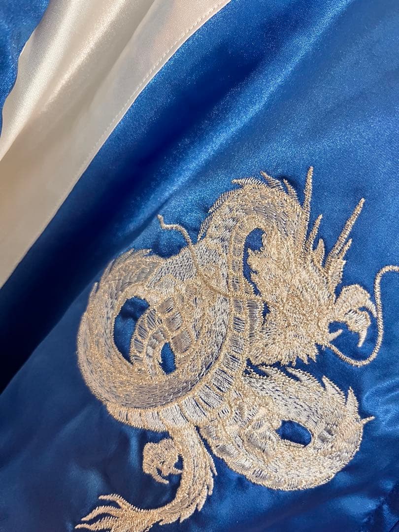 ［新品］スカジャンブルー　LL