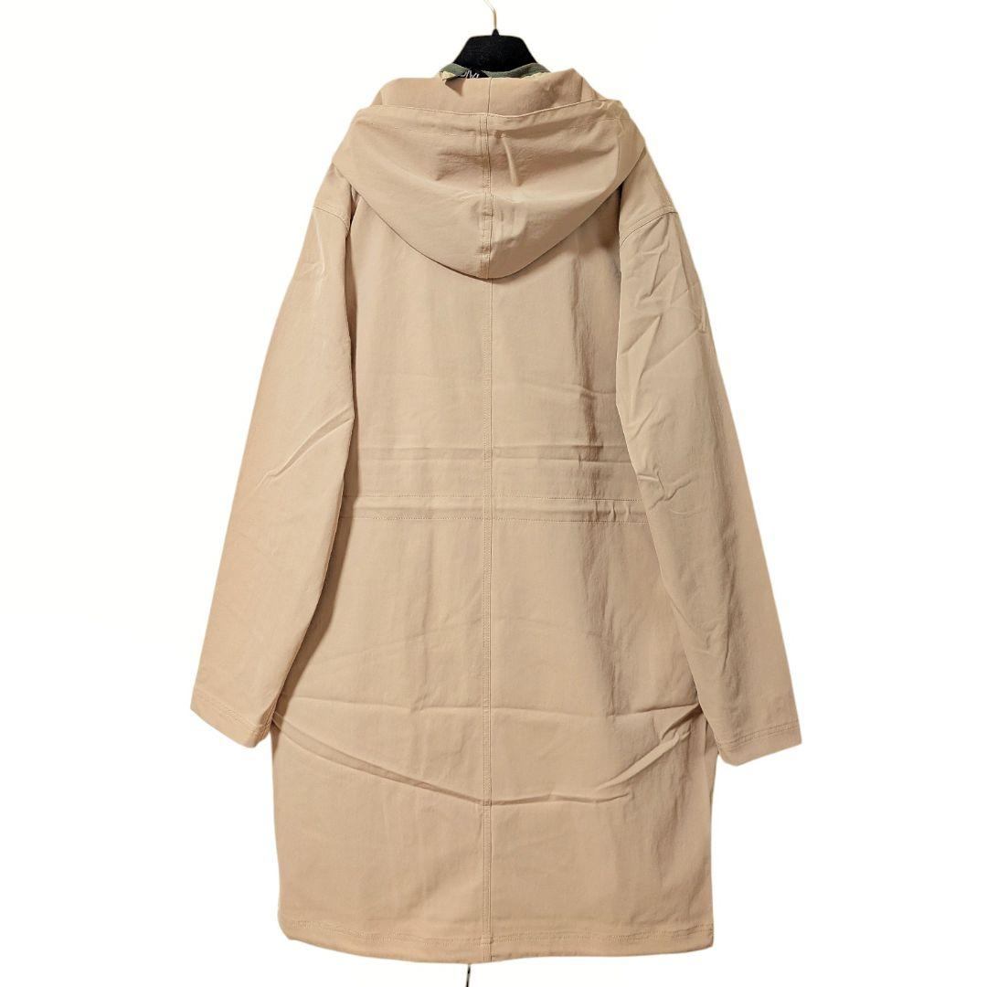 新品 タイオン フーデッドコート ダウンベストセット ベージュ L