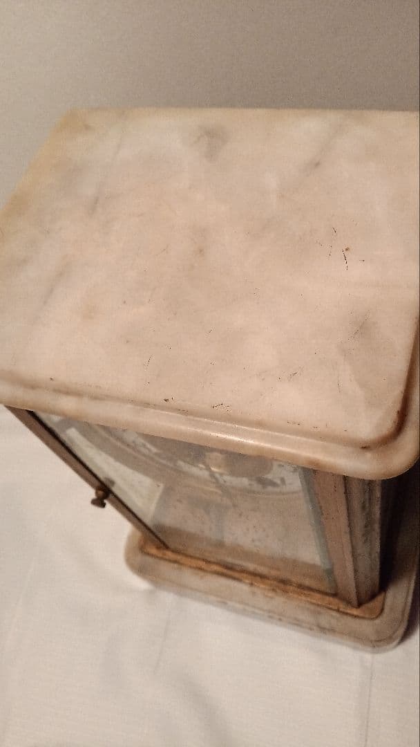 アンティーク ネジ巻式　振り子 置き時計