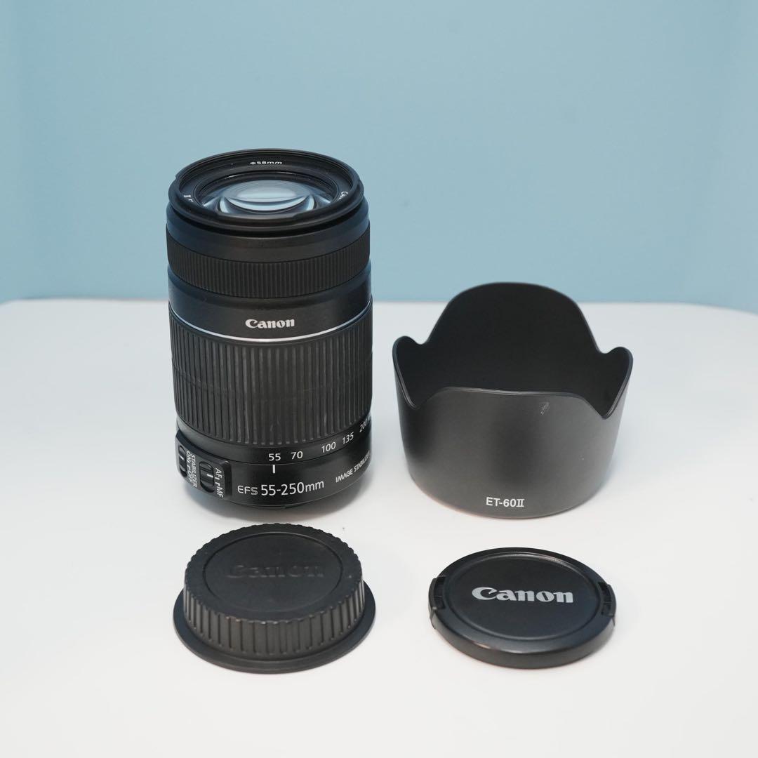 Canon純正 55-250mm 望遠レンズ 極美品 a4802
