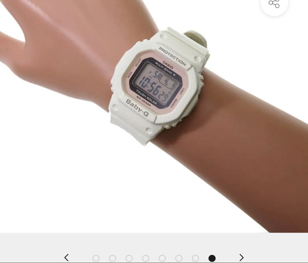 大幅値下げ　新品未使用　BABY-G ホワイト　ピンク　腕時計