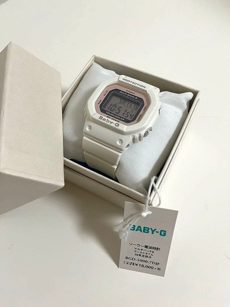 大幅値下げ　新品未使用　BABY-G ホワイト　ピンク　腕時計