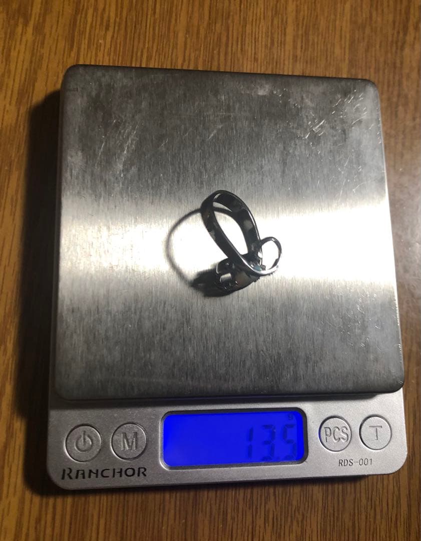 プラチナ　オパール リング　箱付き