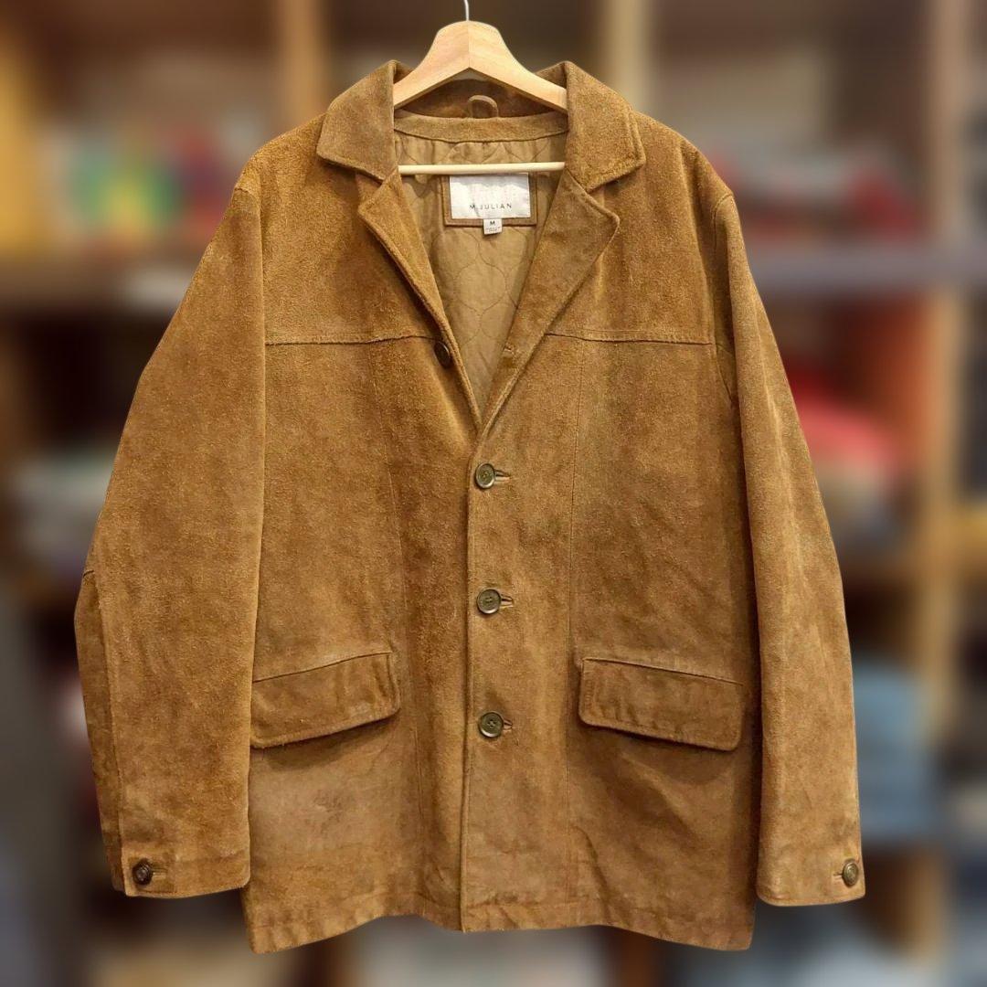 WILSON'S LEATHER ブラウンスウェード レザージャケット