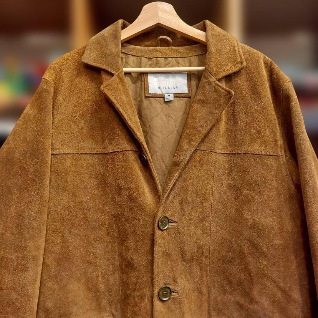WILSON'S LEATHER ブラウンスウェード レザージャケット