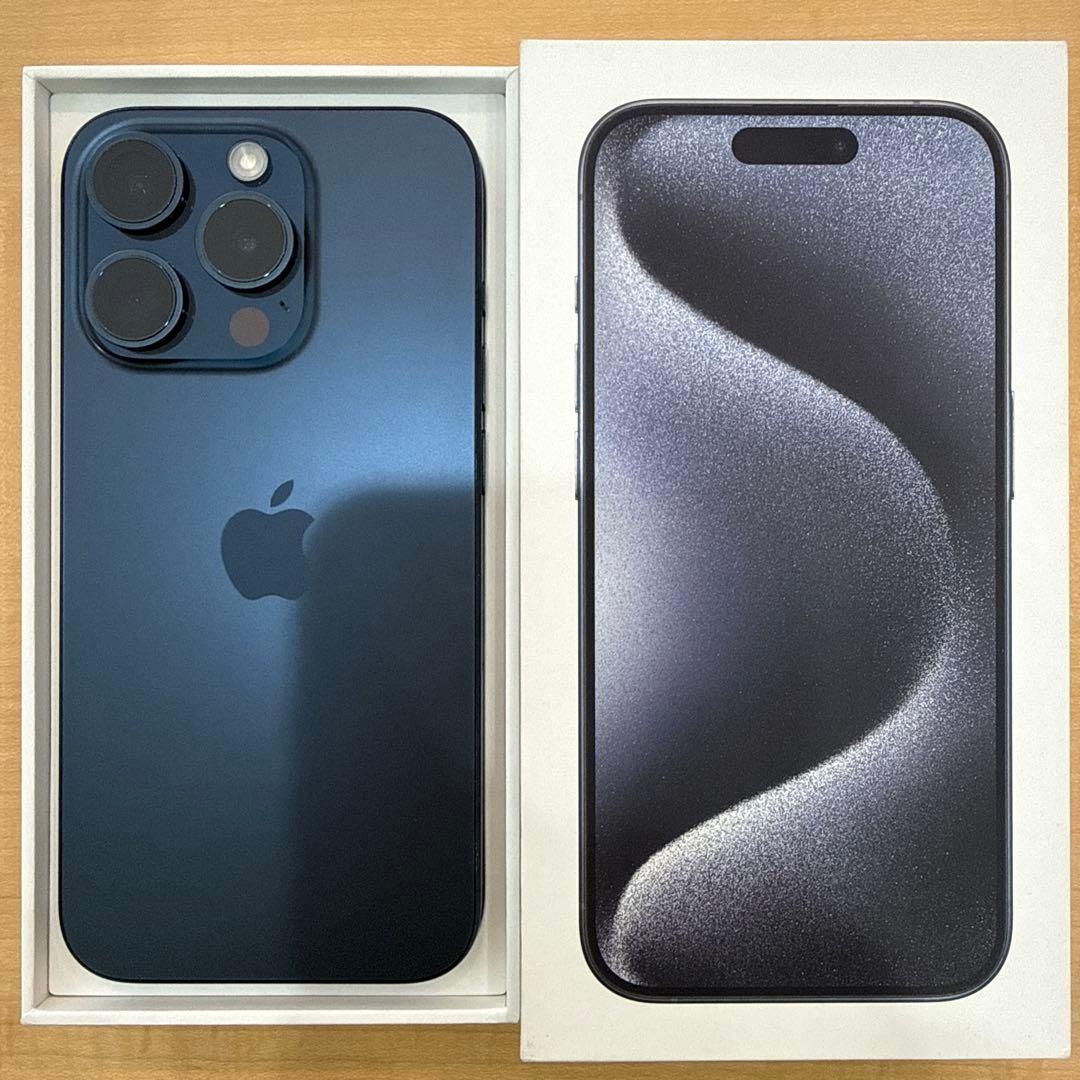 iPhone 15 Pro 128GB ブルーチタニウム
