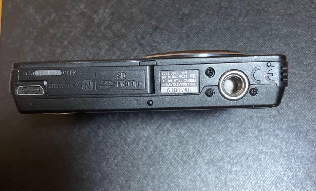 ソニー デジカメ サイバーショット DSC-W350 ブラック