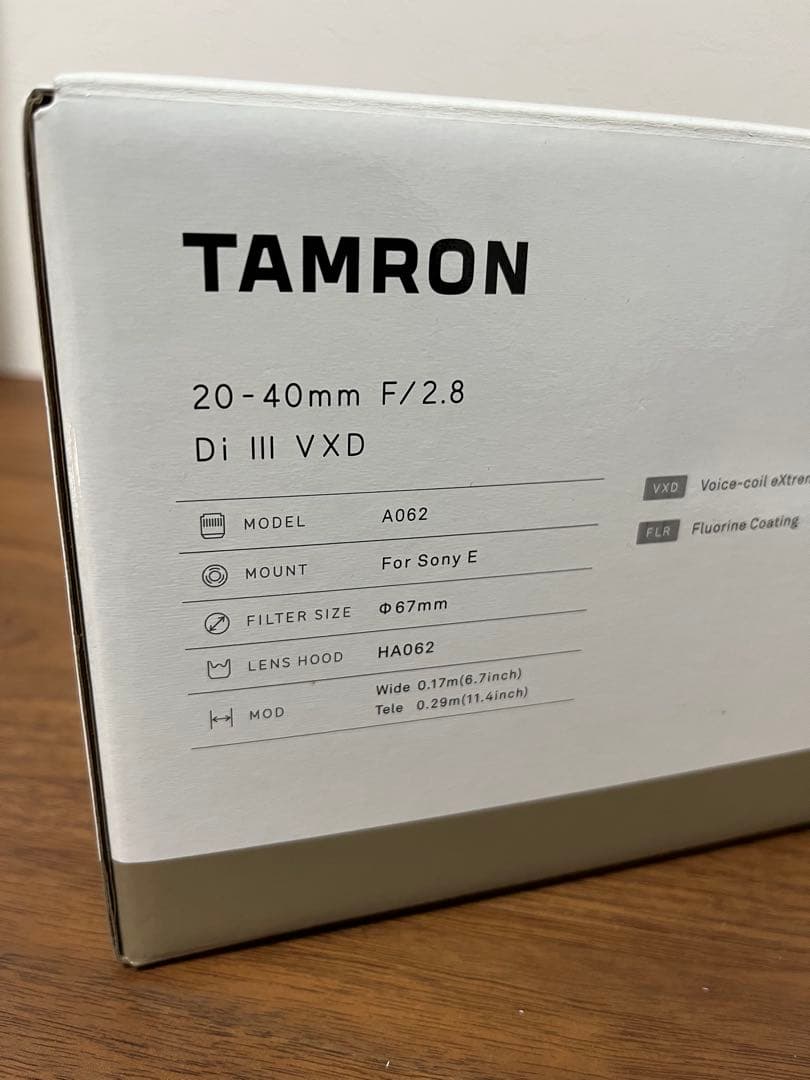 極美品 タムロン 20-40mm F2.8 ズームレンズ TAMRON