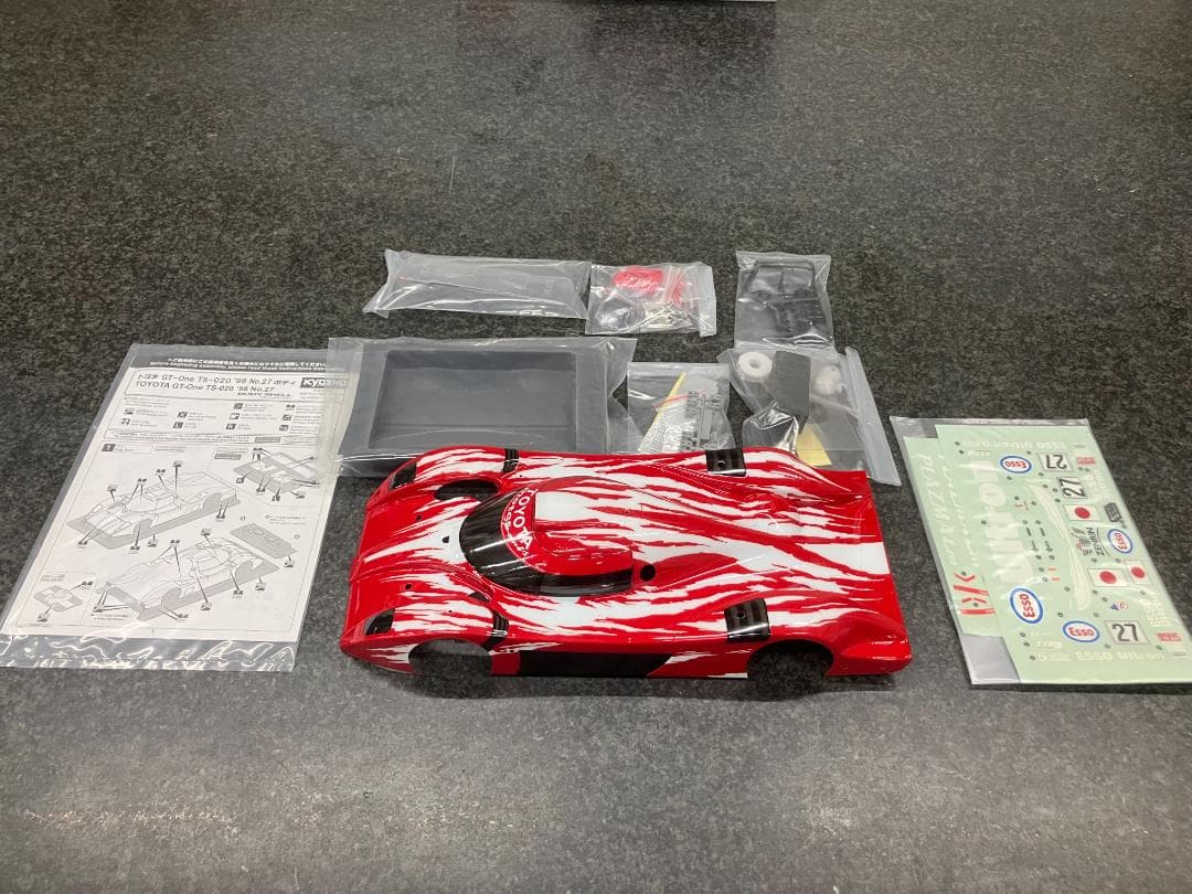 京商プラズマ Lm カーボンエディション ポルシェ 962C +スペアボディ3点