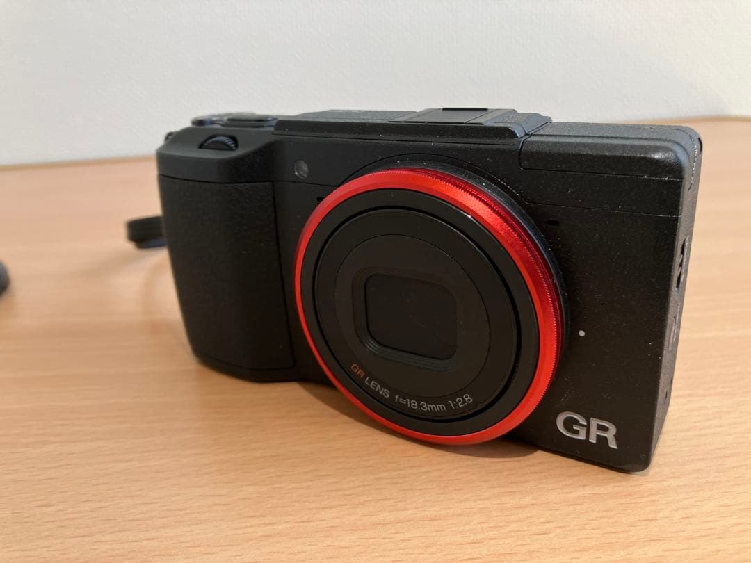 Ricoh GR II 完動美品　カスタマイズレンズチューブ付き　赤いリング