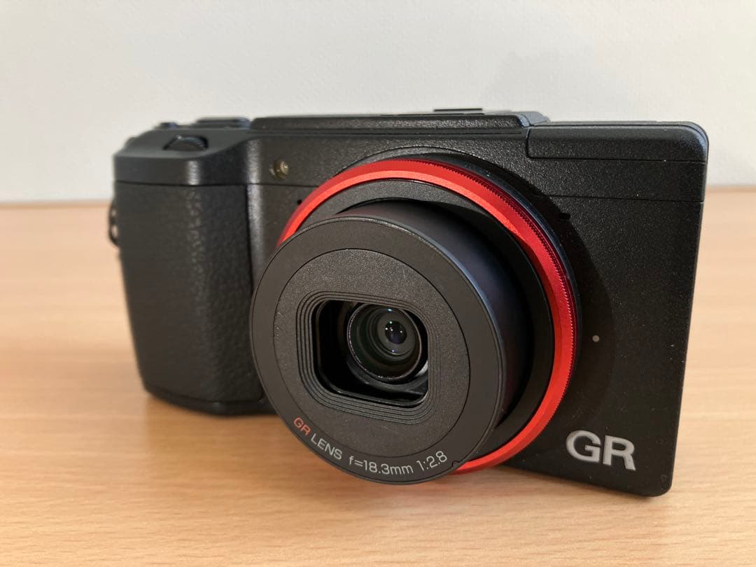 Ricoh GR II 完動美品　カスタマイズレンズチューブ付き　赤いリング