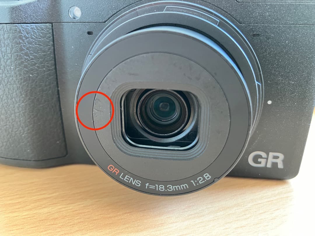 Ricoh GR II 完動美品　カスタマイズレンズチューブ付き　赤いリング