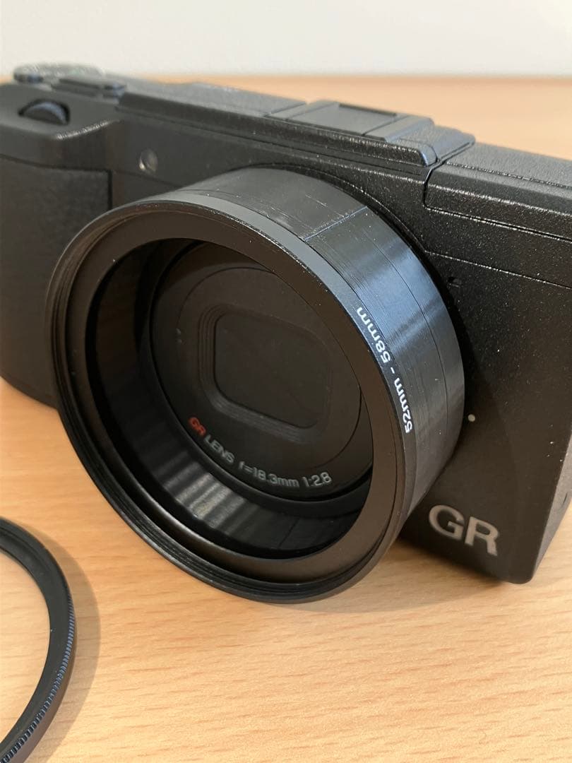 Ricoh GR II 完動美品　カスタマイズレンズチューブ付き　赤いリング