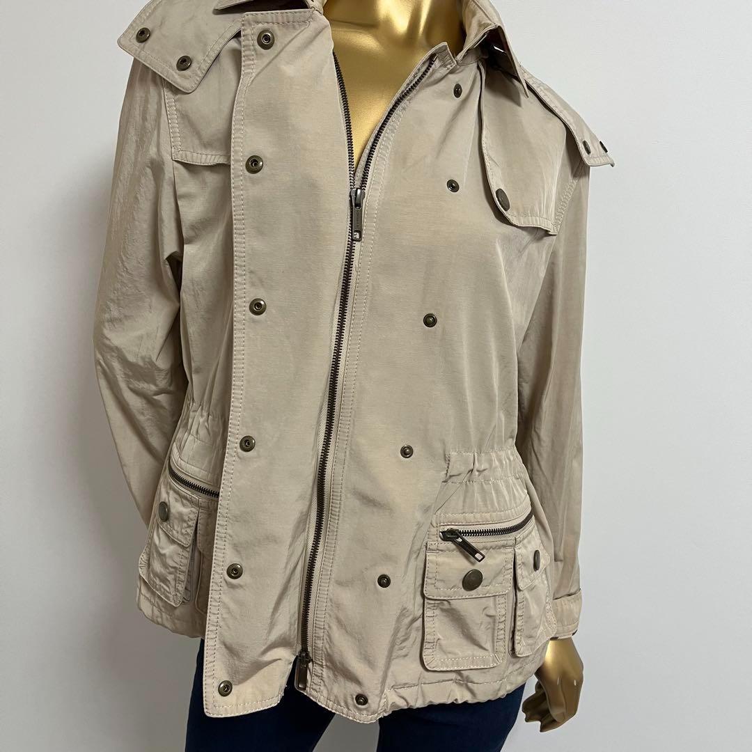 【4215】BURBERRY LONDON フード付き ナイロン ジャケット M