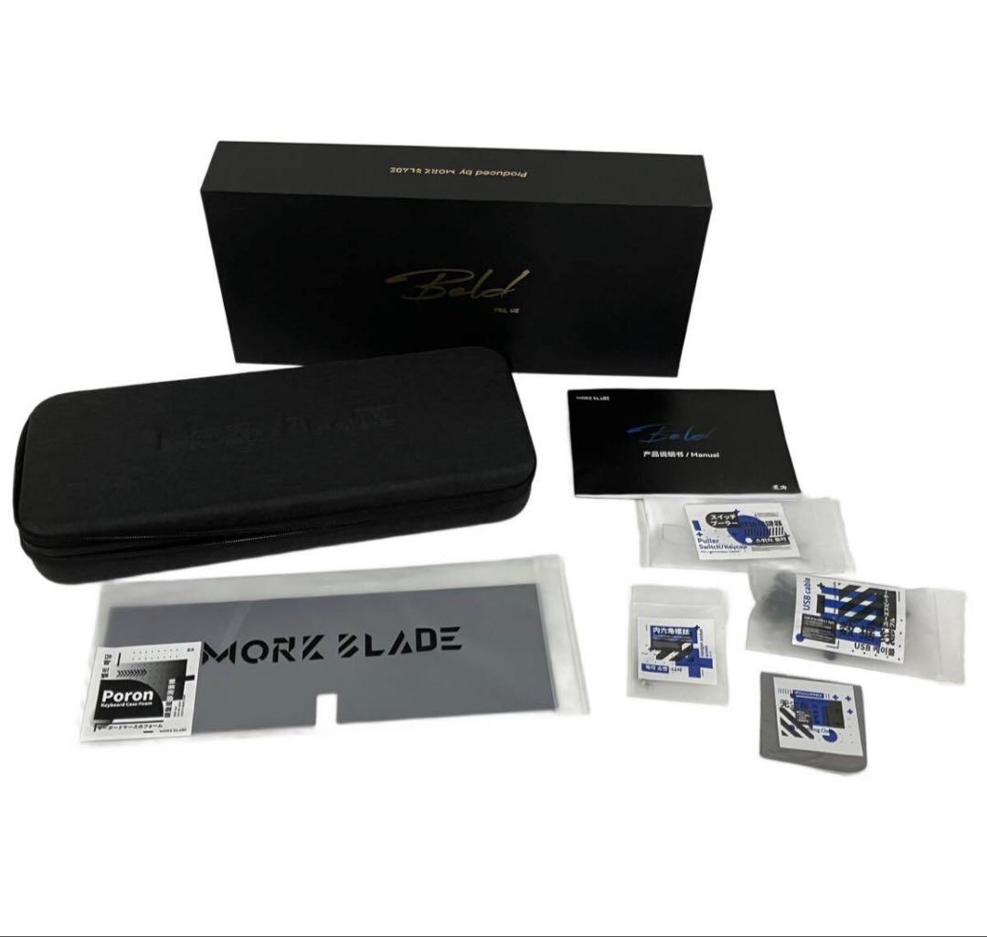 キーボード MorkBlade Bold TKL BLACK / SILVER