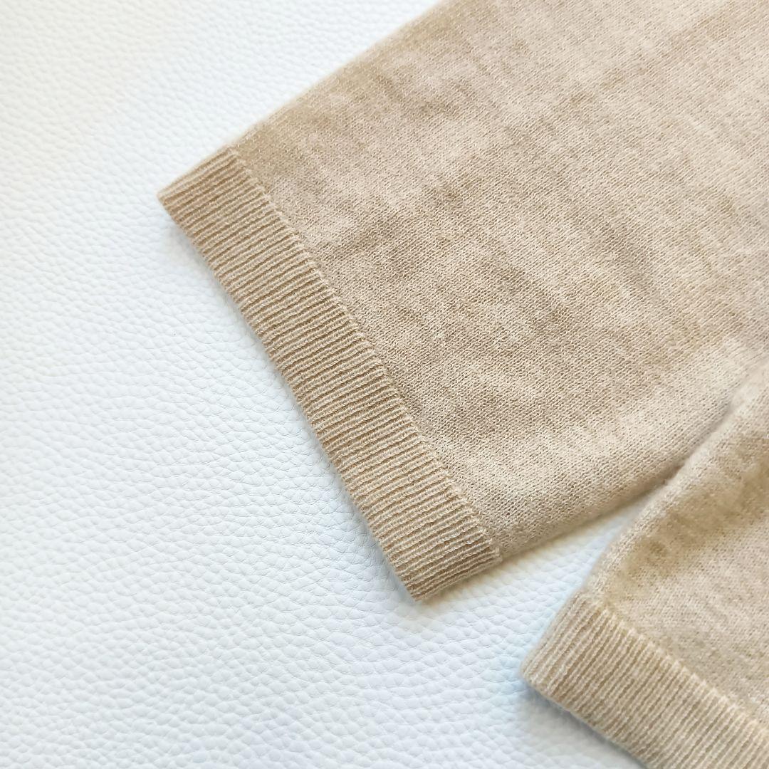 新品タグ付き✨MUJIラボ自然のまんまの色カシミヤクルーネックセーターLサイズc